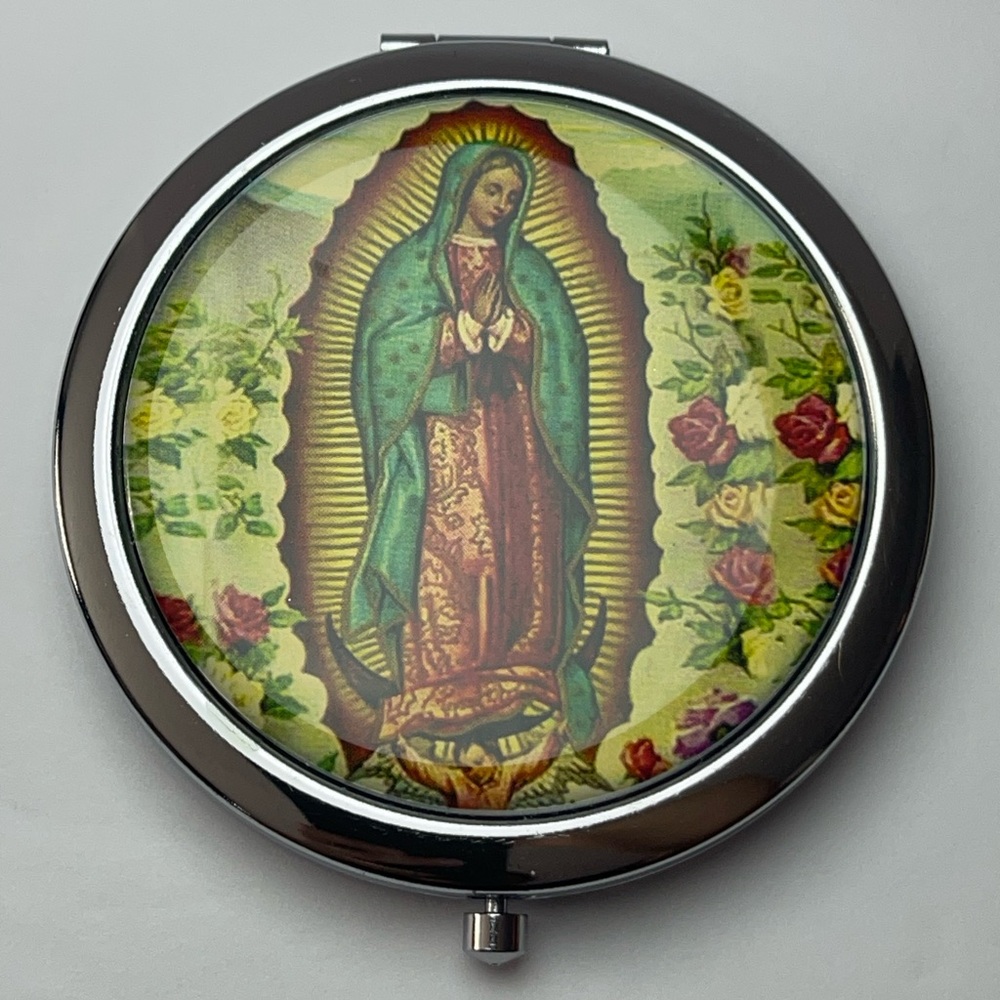 Our Lady of Guadalupe compact mirror